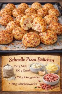 Read more about the article Suchtfaktor Garantiert, schnelle Pizza Bällchen