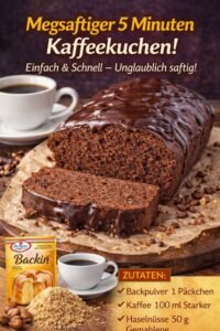 Read more about the article Unglaublich saftig und lecker, Kaffeekuchen in 5 Minuten