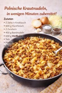 Read more about the article Polnische Krautnudeln schmeckt soo unfassbar