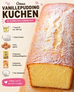 Read more about the article 5 Minuten Kuchen furs Wochenende, schmeckt unglaublich!
