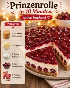 Read more about the article Prinzenrolle in 10 Minuten ohne backen die Torte ein Traum!