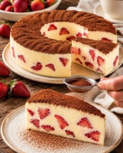 Read more about the article Erdbeer Tiramisu Käsekuchen