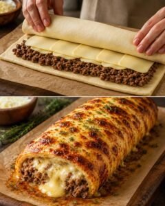 Read more about the article Käserolle für 30 Minuten im Ofen gebacken