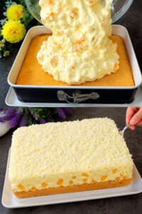 Read more about the article 15 Minuten Fantakuchen mit Paradiescreme der beste Kuchen
