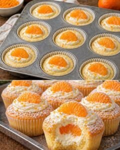 Read more about the article Ich verrühre Pudding mit 450 g Quark, Käsekuchen Muffins