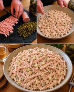 Read more about the article Fleischwurstsalat in 10 Minuten passt so gut jetzt gerade!