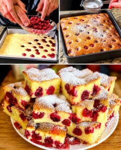 Read more about the article Kirschkuchen vom Blech in 3 Minuten Zubereitet!