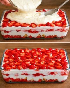 Read more about the article Erdbeer Tiramisu in 10 Minuten fertig sooo gut!