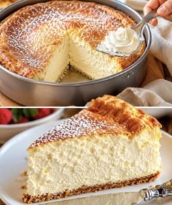 Read more about the article Ultracremiger 15 MInuten Käsekuchen mit Vanillepudding