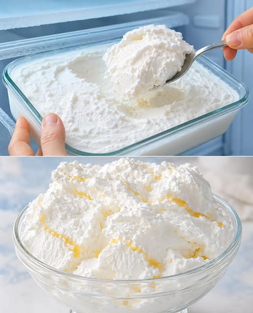 Ohne Eismaschine 3 Minuten Joghurteis!