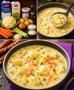Read more about the article Superschnelle Blumenkohlsuppe in 15 Minuten gemacht!