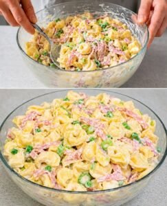 Read more about the article Cremiger Tortellini Salat in 7 Minuten
