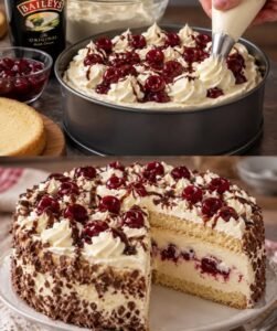 Mehr über den Artikel erfahren Baileys Mascarpone Torte für eine 24 cm Springform