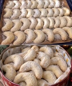 Read more about the article Uromas Vanillekipferl, schnelles und sehr altes Rezept ohne Eier