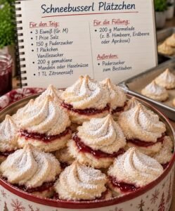 Mehr über den Artikel erfahren Schneebusserl Plätzchen Himmlisch zart & lecker