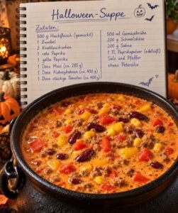 Mehr über den Artikel erfahren Halloween-Suppe cremig, würzig und richtig sättigend!